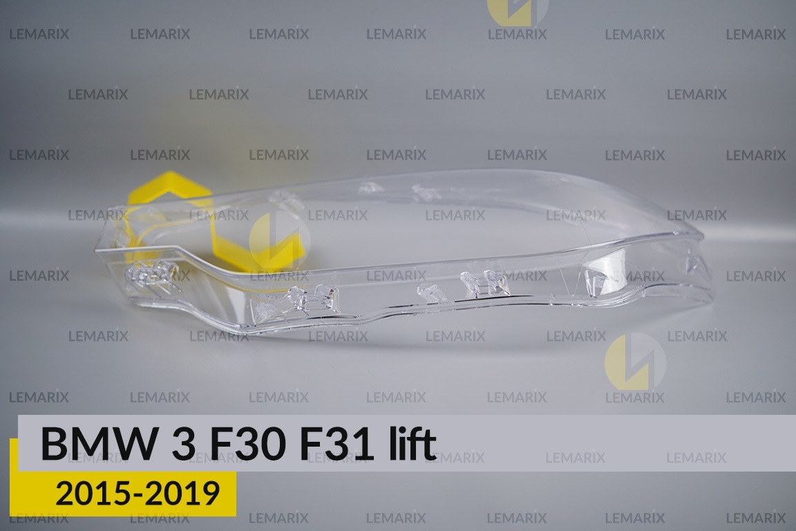 Скло фари BMW 3 F30 F31 (2015-2019) рест ліве