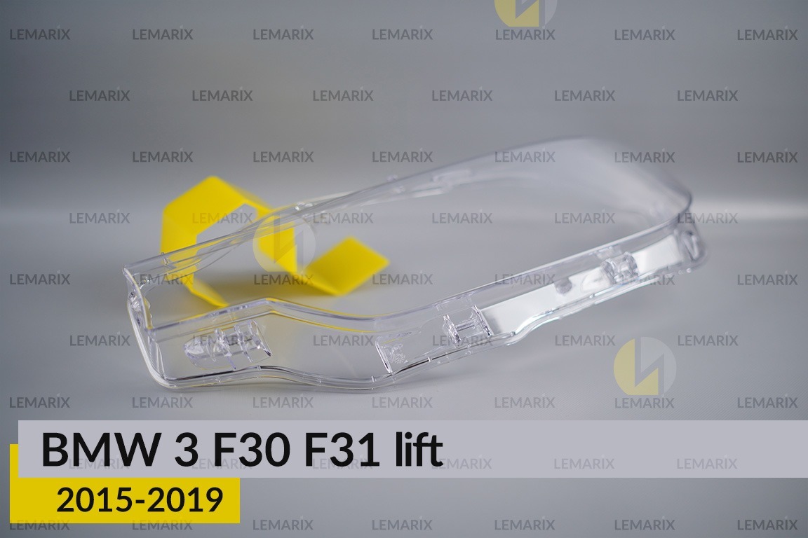 Скло фари BMW 3 F30 F31 (2015-2019) рест ліве