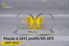 Перехідна рамка для Mazda 6 GH1 AFS (2007-2012) дорест/рест