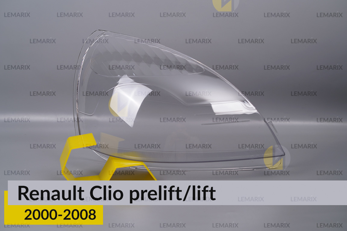 Скло фари Renault Clio (2000-2008) дорест/рест праве