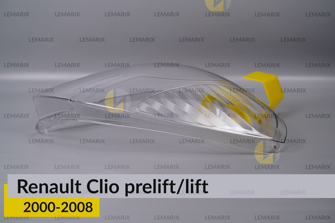 Скло фари Renault Clio (2000-2008) дорест/рест праве
