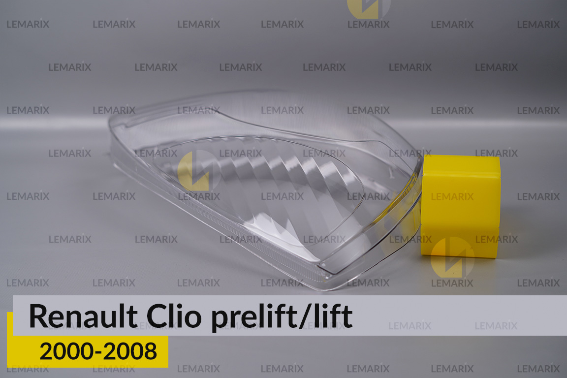 Скло фари Renault Clio (2000-2008) дорест/рест праве