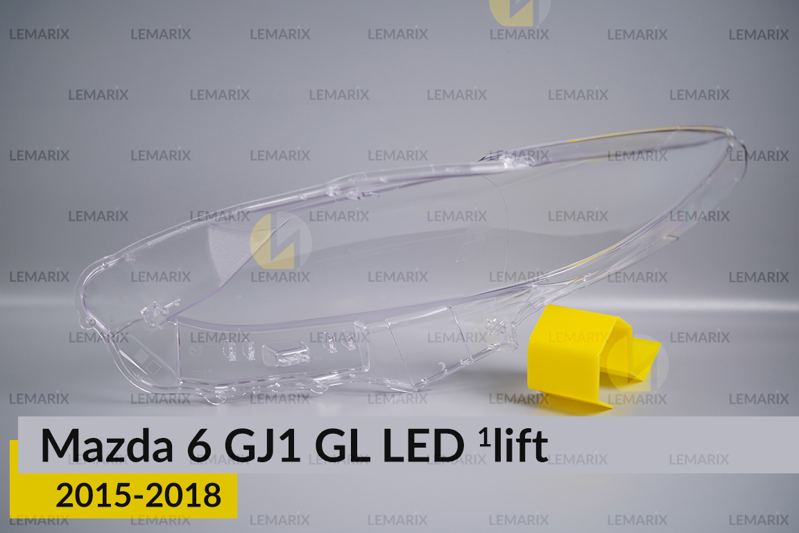 Скло фари Mazda 6 GJ1 GL LED (2015-2018) 1 рест праве