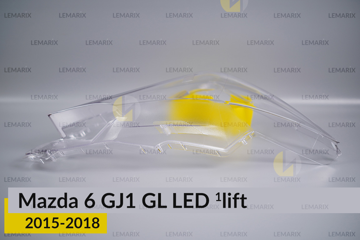 Скло фари Mazda 6 GJ1 GL LED (2015-2018) 1 рест праве