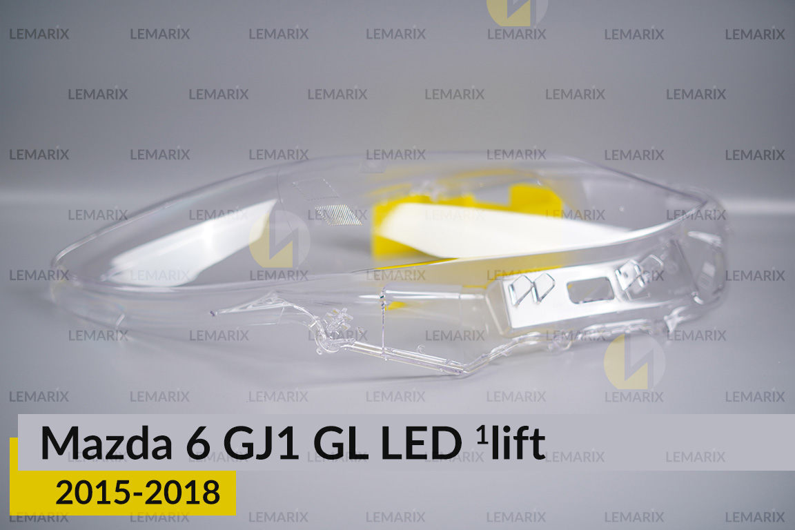 Скло фари Mazda 6 GJ1 GL LED (2015-2018) 1 рест праве