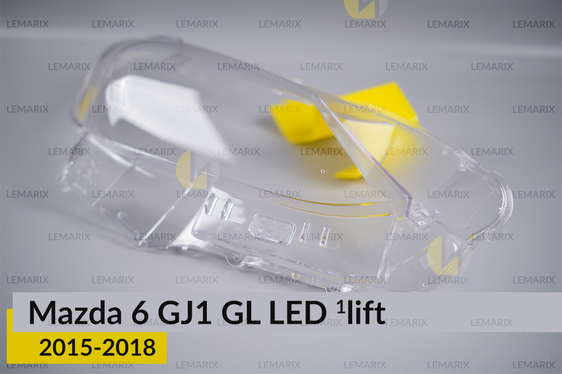 Скло фари Mazda 6 GJ1 GL LED (2015-2018) 1 рест праве