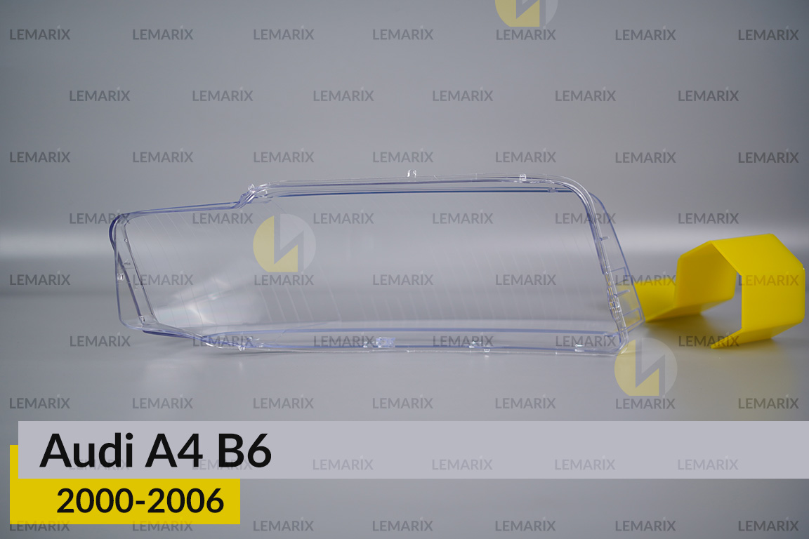 Скло фари Audi A4 B6 (2000-2006) ліве