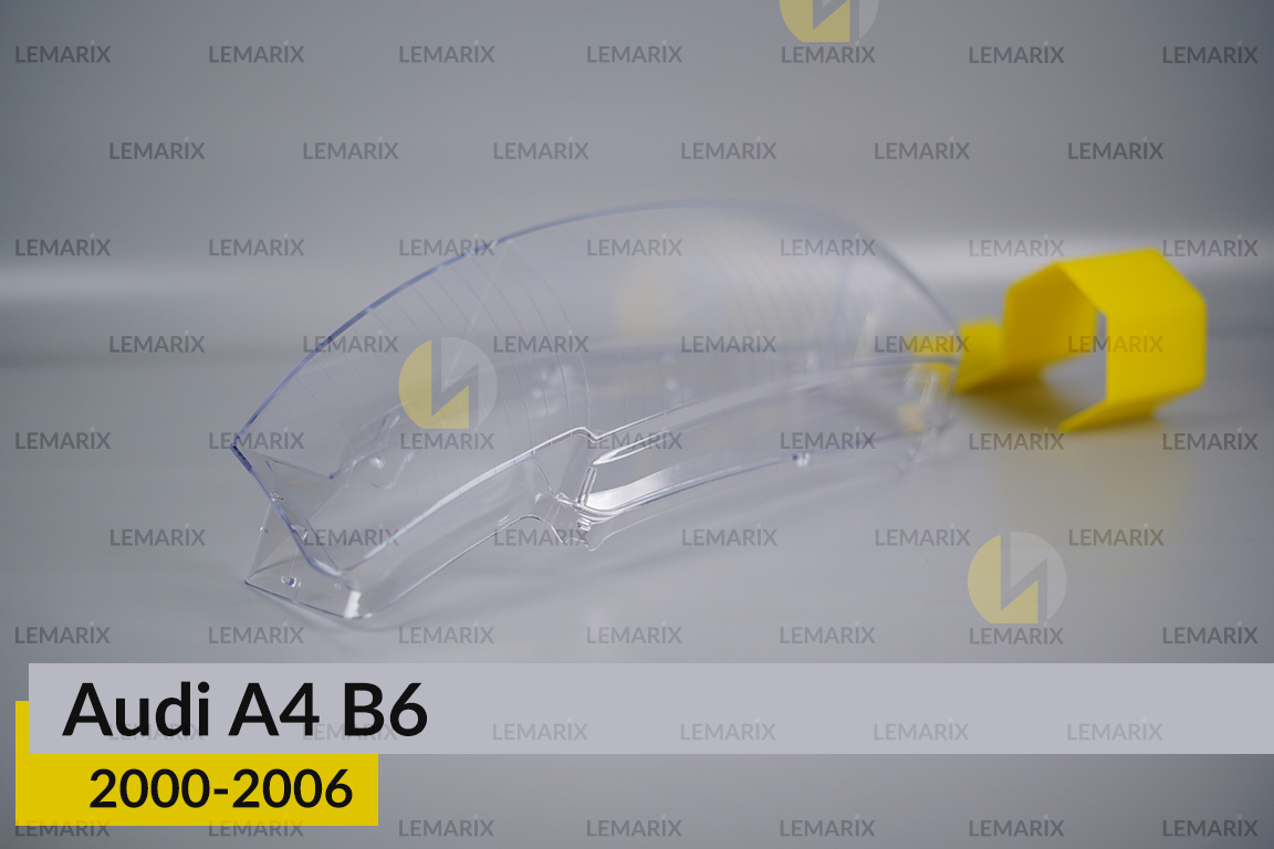 Скло фари Audi A4 B6 (2000-2006) ліве