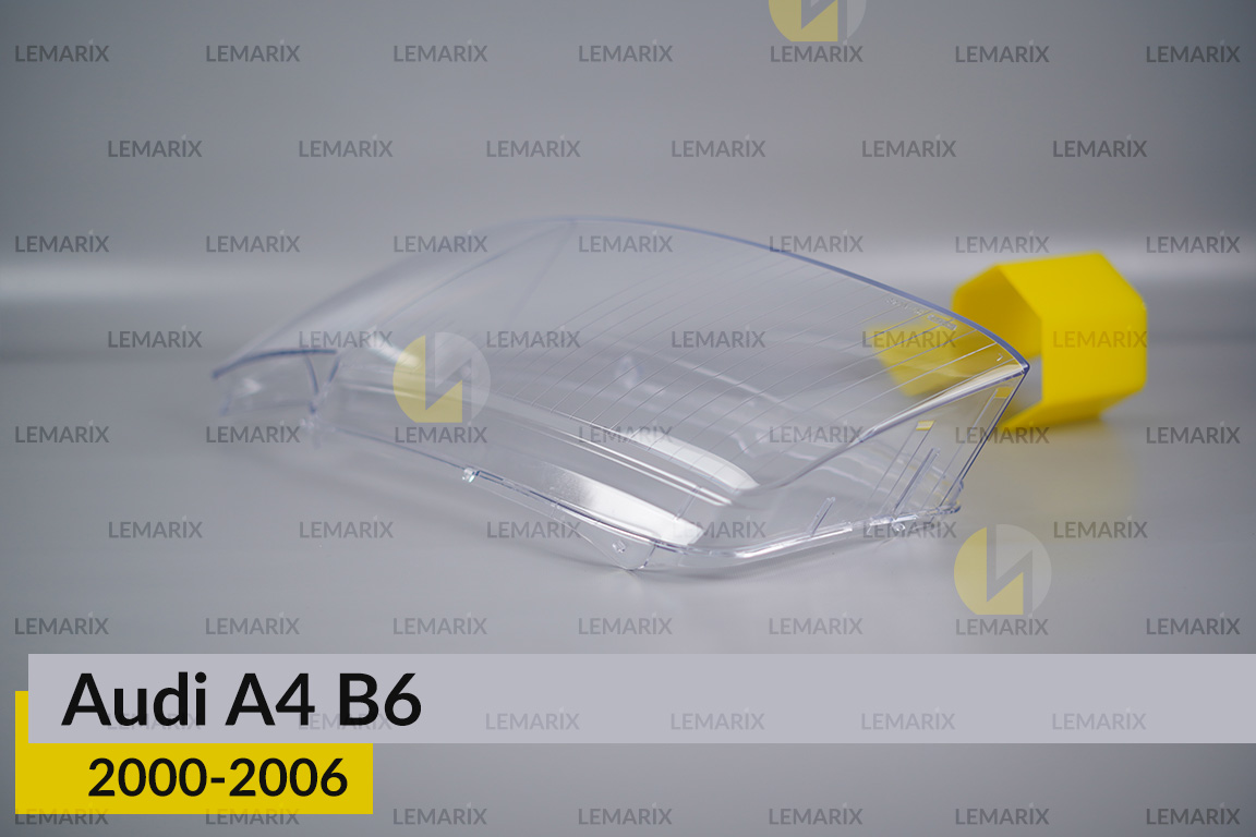 Скло фари Audi A4 B6 (2000-2006) ліве