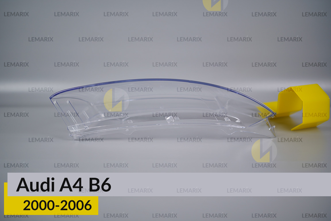 Скло фари Audi A4 B6 (2000-2006) ліве
