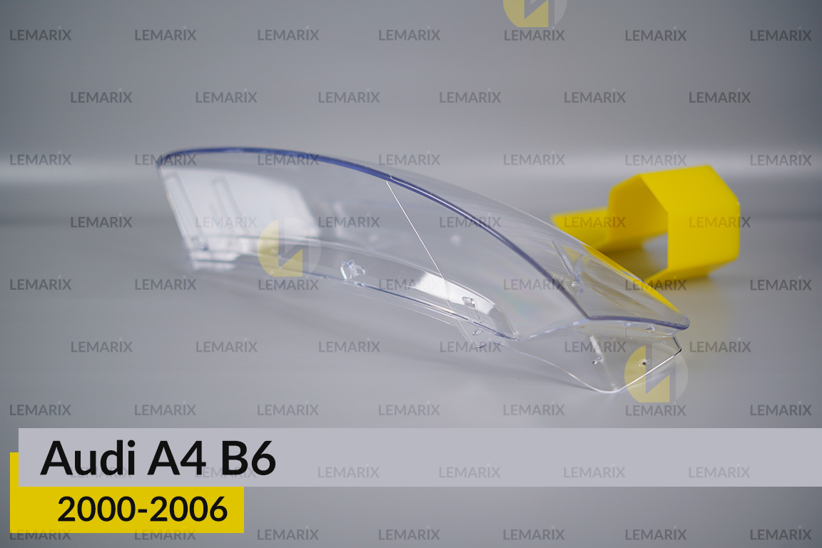 Скло фари Audi A4 B6 (2000-2006) ліве