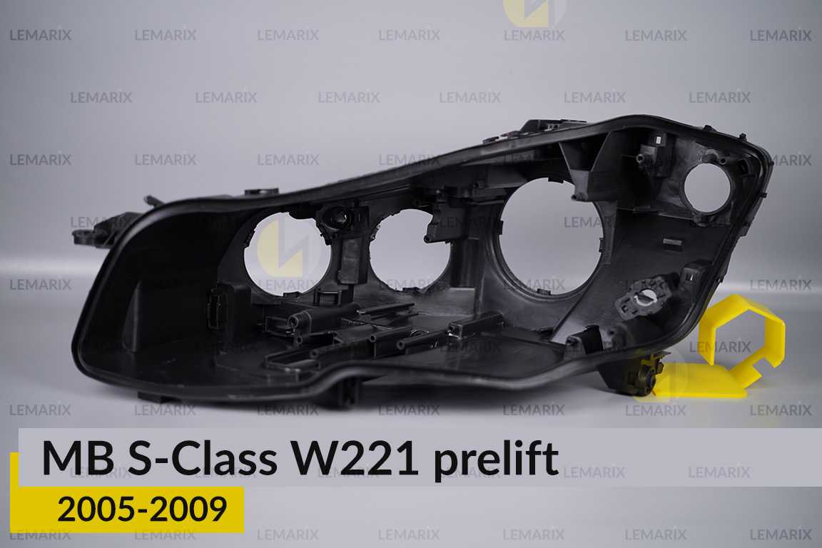 Корпус фари Mercedes-Benz S-Class W221 (2005-2009) дорест лівий