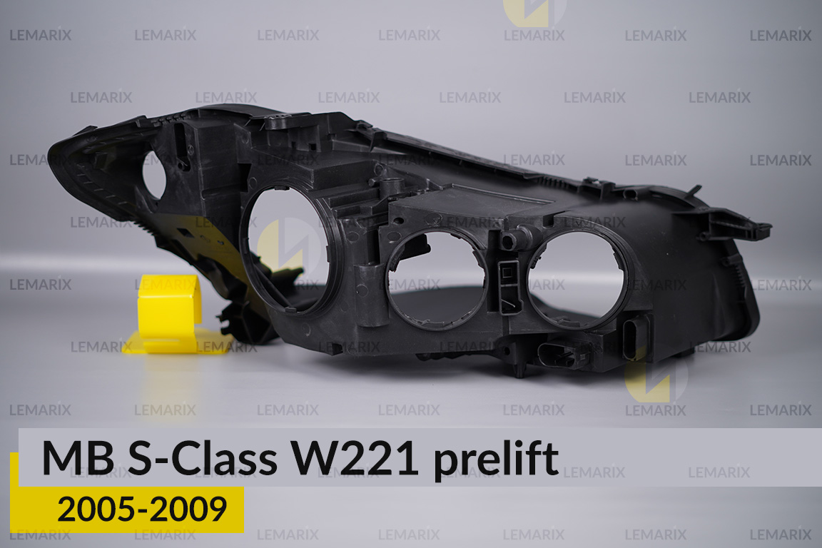 Корпус фари Mercedes-Benz S-Class W221 (2005-2009) дорест лівий