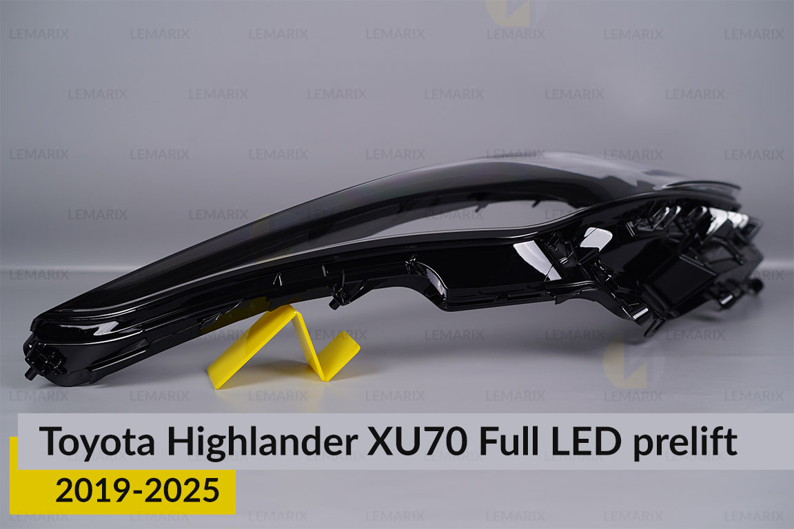 Скло фари Toyota Highlander XU70 Full LED (2019-2026) дорест праве