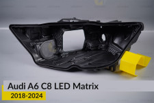 Корпус фари Audi A6 C8 LED Matrix (2018-2024) лівий