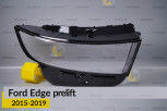 Скло фари Ford Edge (2015-2019) дорест праве