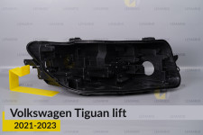 Корпус фары VW Volkswagen Tiguan China (2021-2023) рест правый