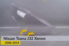 Стекло фары Nissan Teana J32 Xenon (2008-2014) правое