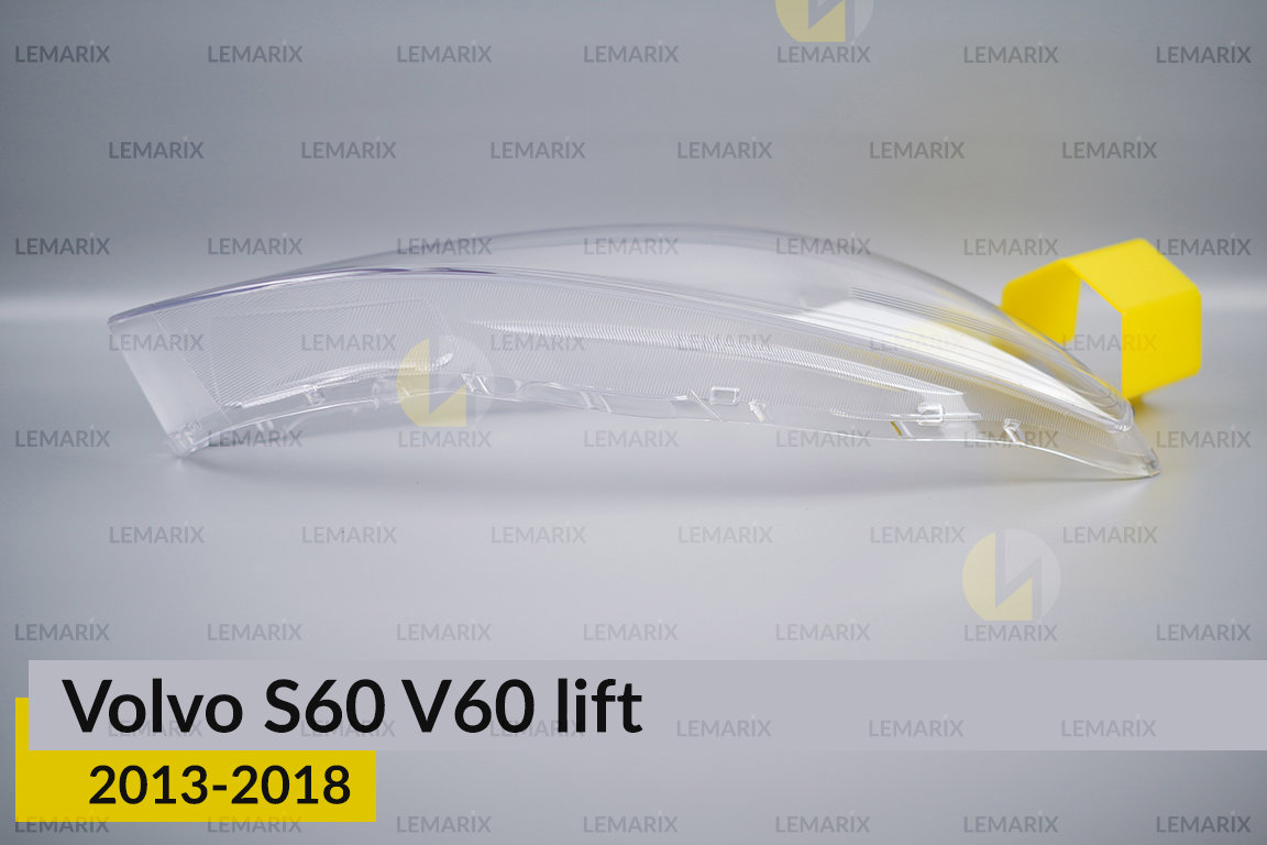 Скло фари Volvo S60 V60 (2013-2018) рест праве