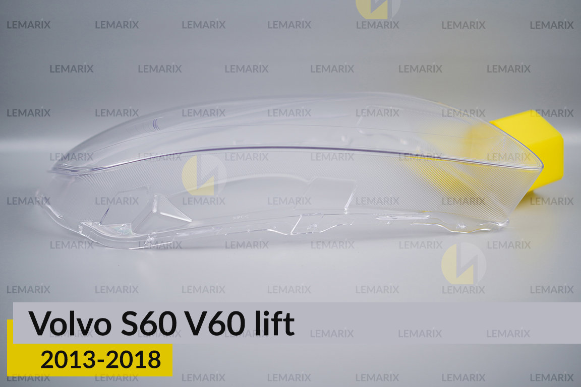 Скло фари Volvo S60 V60 (2013-2018) рест праве