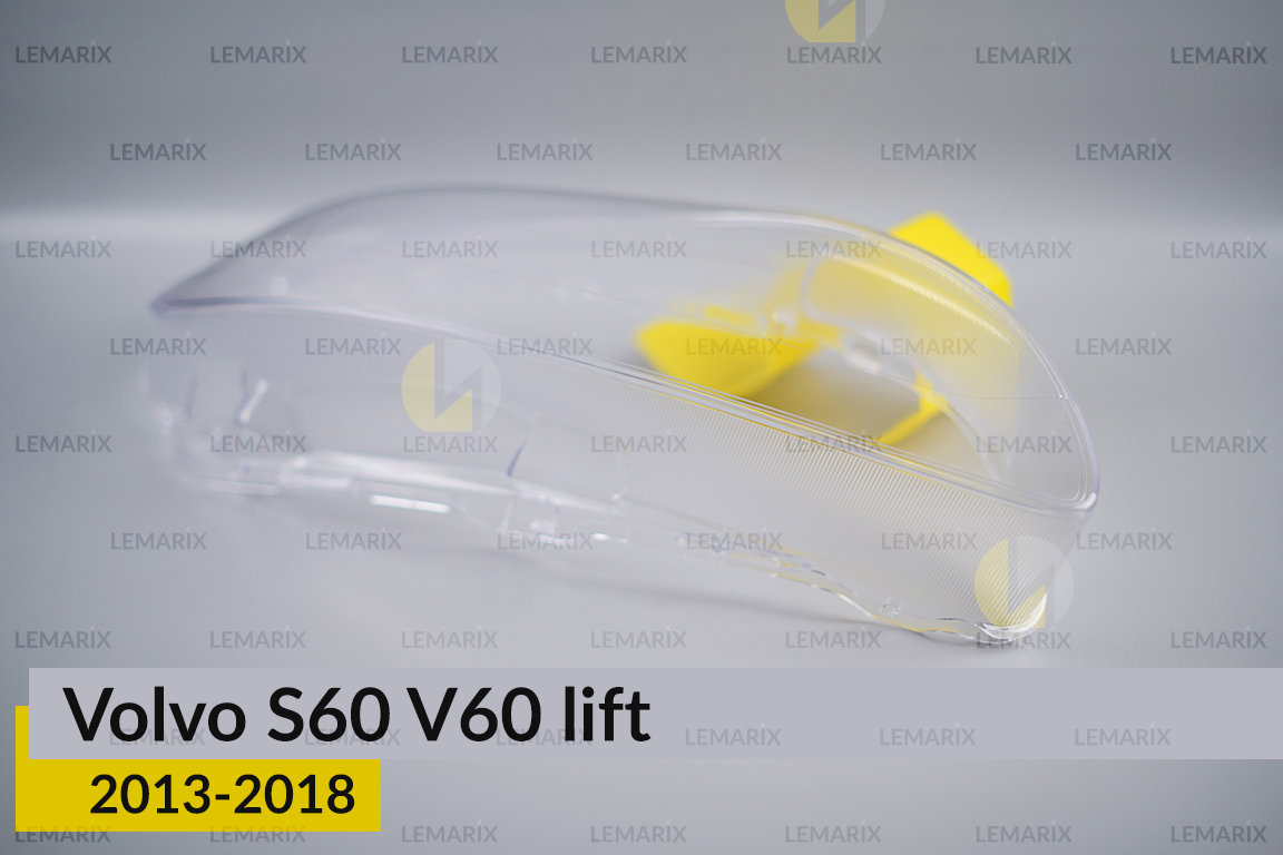 Скло фари Volvo S60 V60 (2013-2018) рест праве