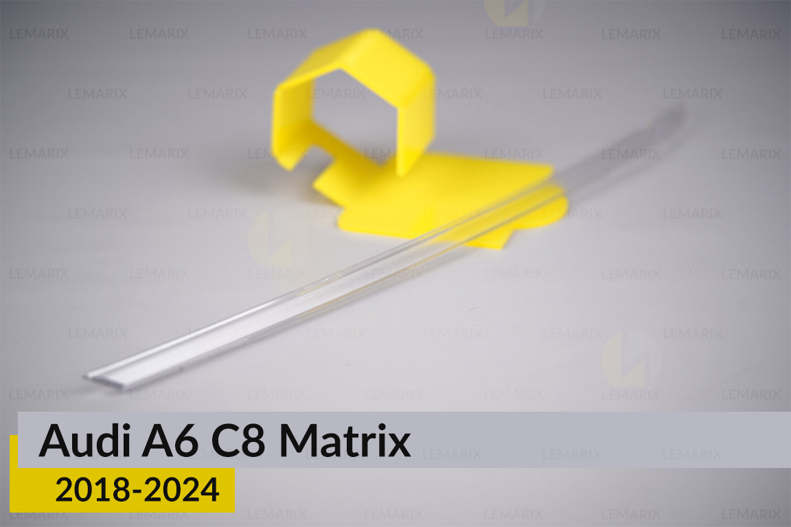 Блок світловода фари Audi A6 C8 Matrix (2018-2024) довгий верхній лівий