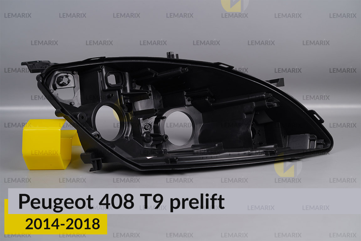 Корпус фари Peugeot 408 Т9 (2014-2018) дорест правий