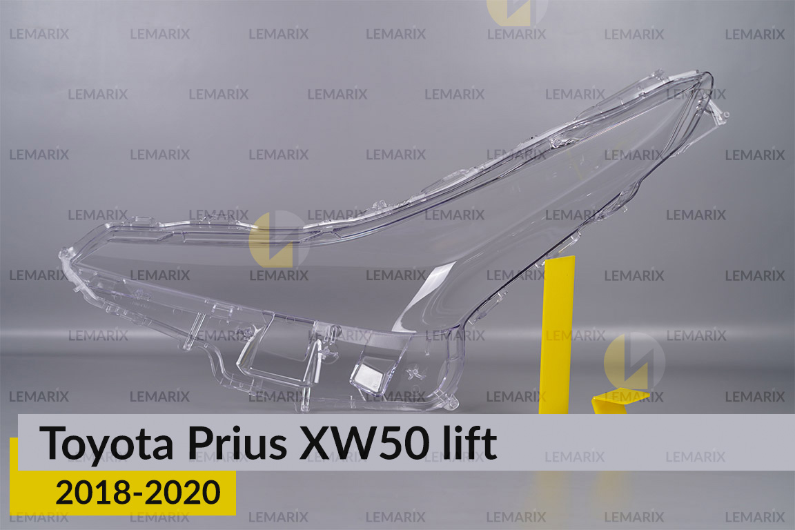 Скло фари Toyota Prius XW50 (2018-2020) рест праве
