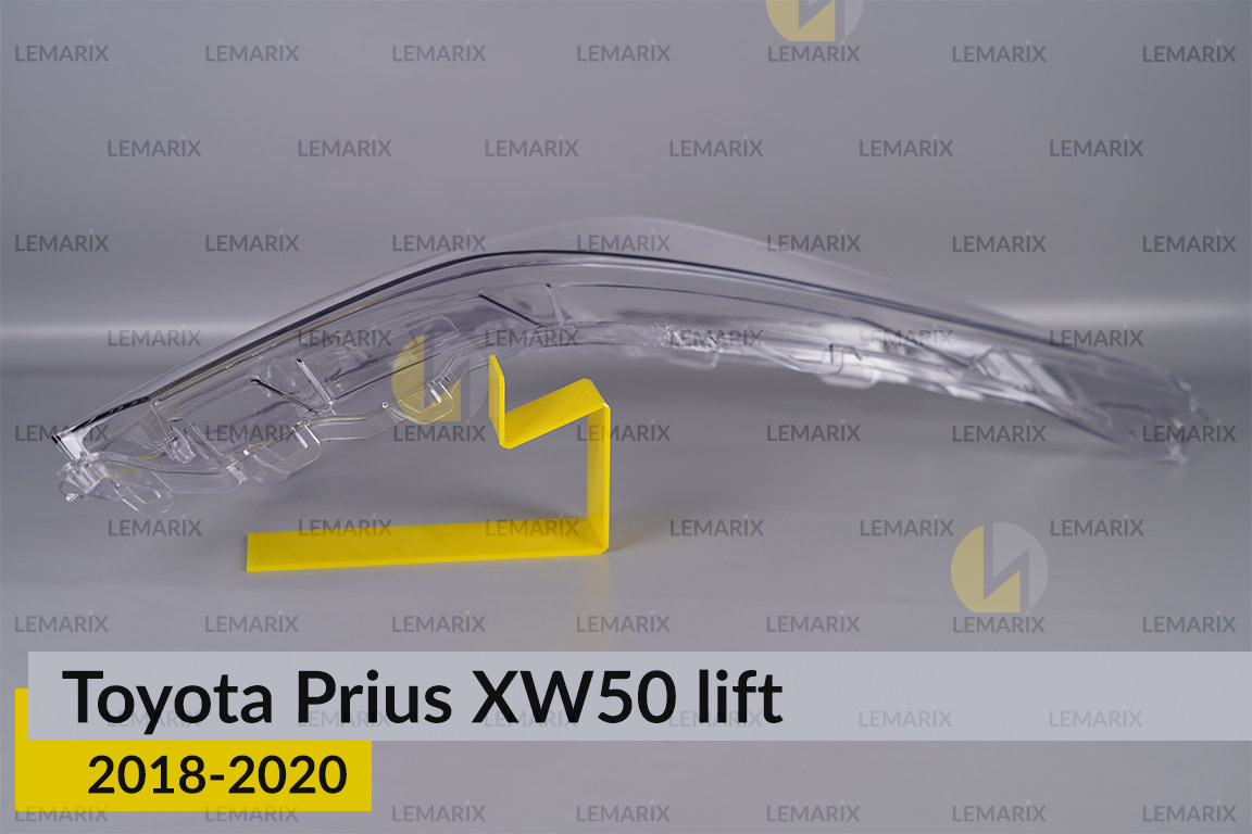 Скло фари Toyota Prius XW50 (2018-2020) рест праве