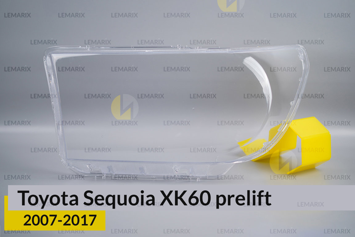 Скло фари Toyota Sequoia XK60 (2007-2017) дорест ліве