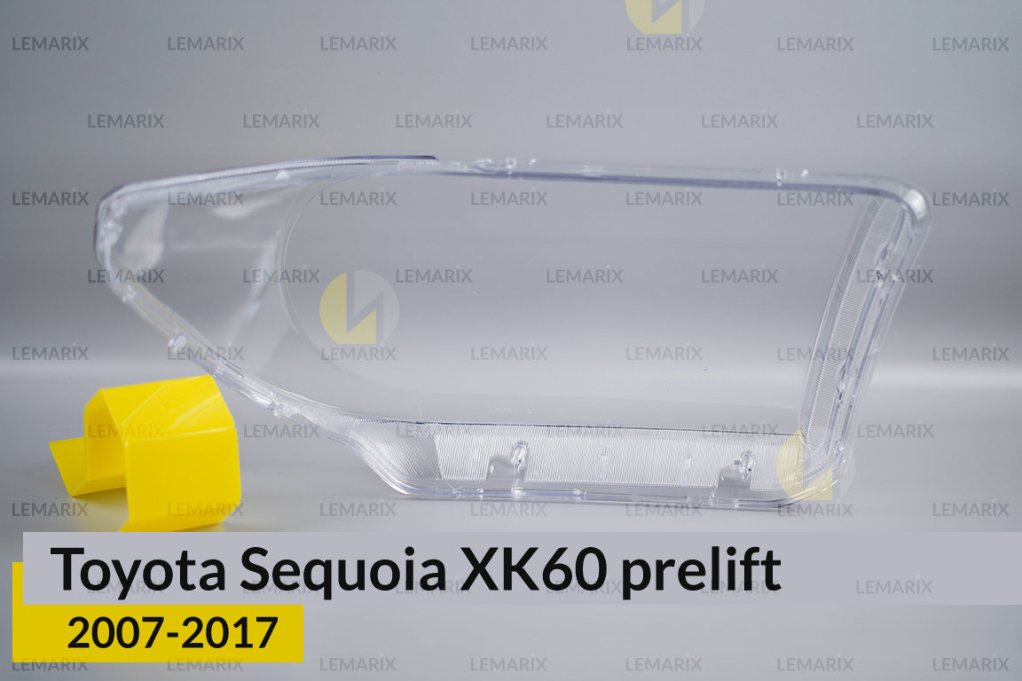 Скло фари Toyota Sequoia XK60 (2007-2017) дорест ліве