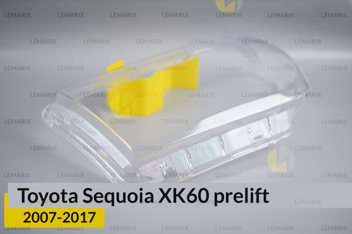 Скло фари Toyota Sequoia XK60 (2007-2017) дорест ліве