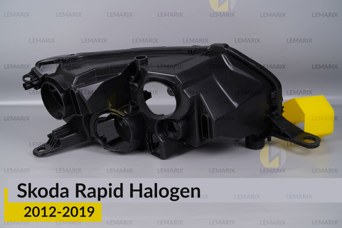 Корпус фари Skoda Rapid Halogen (2012-2019) лівий