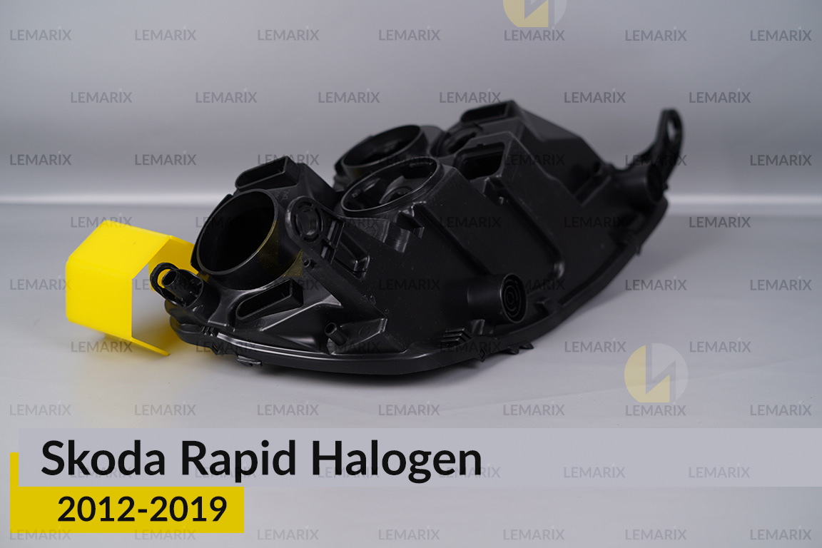 Корпус фари Skoda Rapid Halogen (2012-2019) лівий