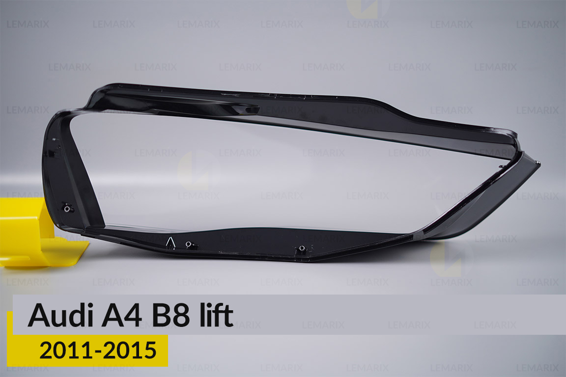 Скло фари Audi A4 B8 (2011-2015) рест ліве