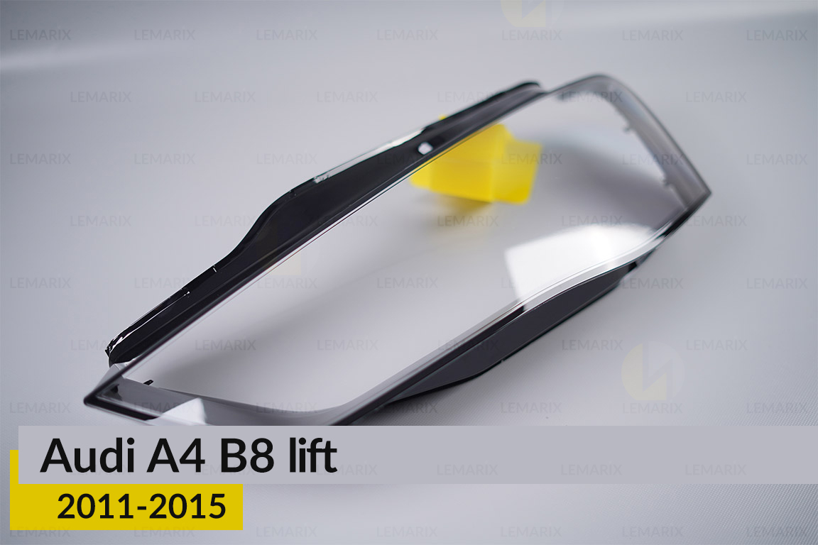 Скло фари Audi A4 B8 (2011-2015) рест ліве