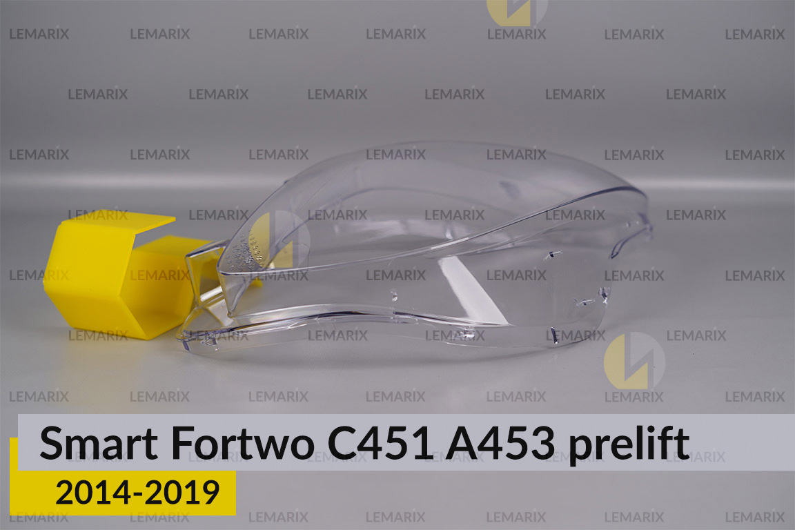 Скло фари Smart Fortwo C451 A453 (2014-2019) дорест праве