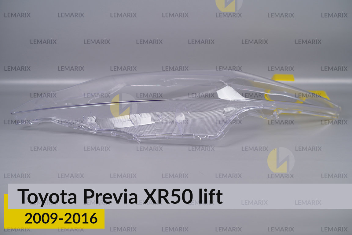 Скло фари Toyota Previa XR50 (2009-2016) рест ліве