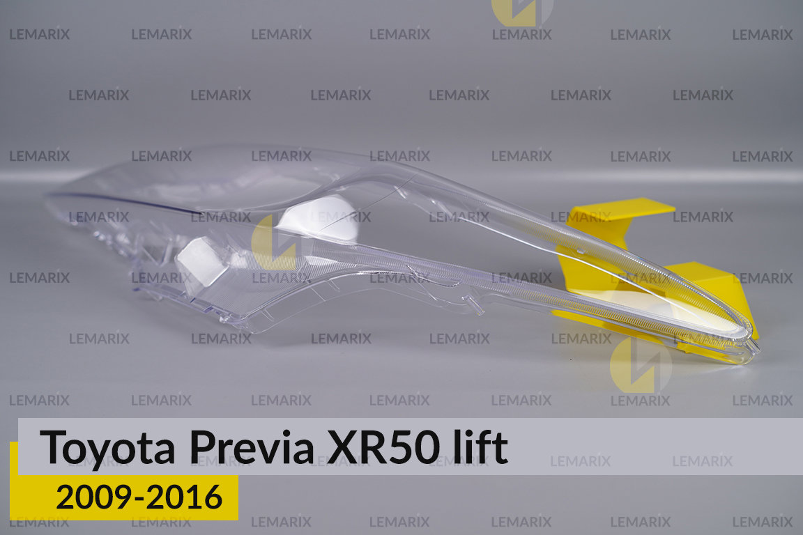 Скло фари Toyota Previa XR50 (2009-2016) рест ліве