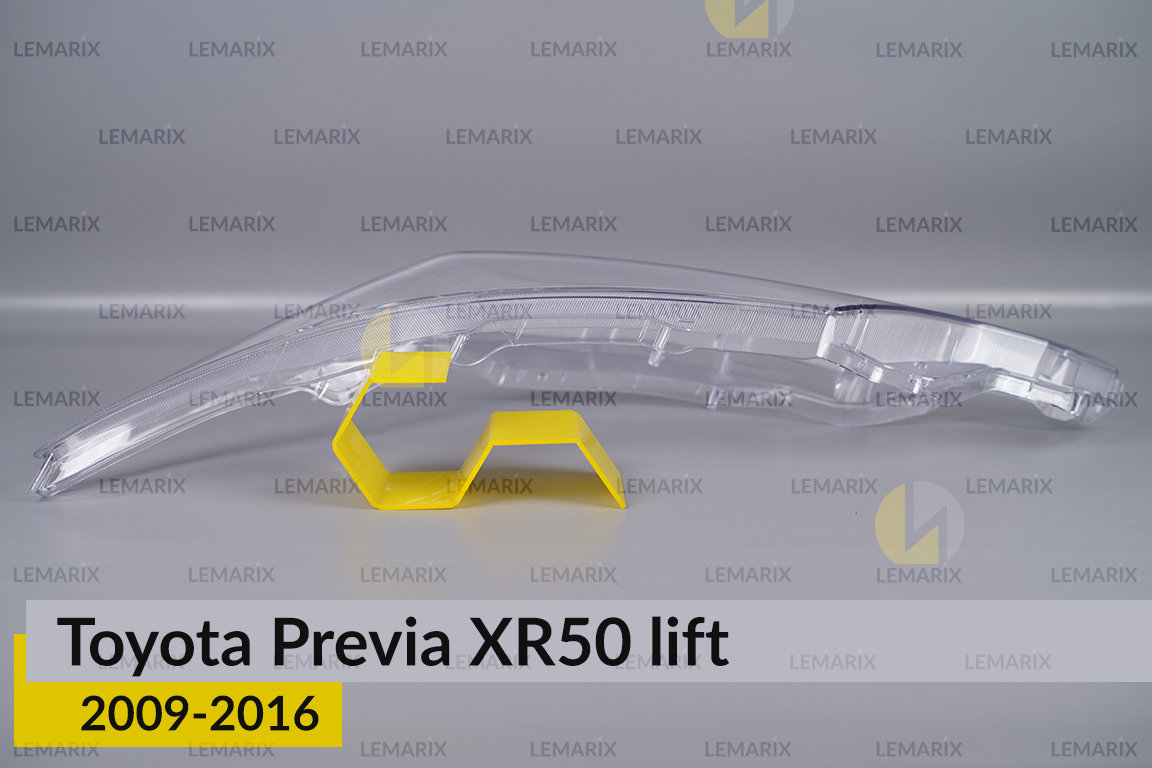 Скло фари Toyota Previa XR50 (2009-2016) рест ліве