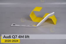 Хромована декоративна маска середня Audi Q7 4M (2020-2024) рест ліва