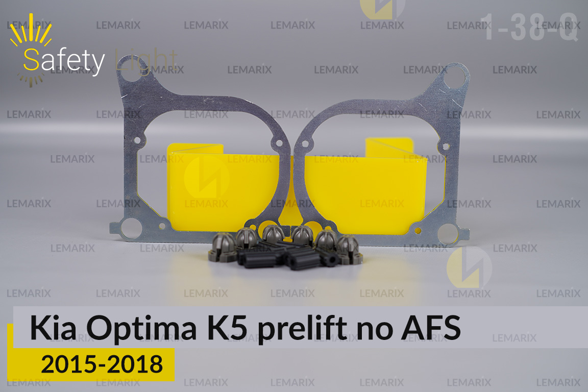 Переходная рамка для Kia Optima K5 no AFS (2015-2018) дорест