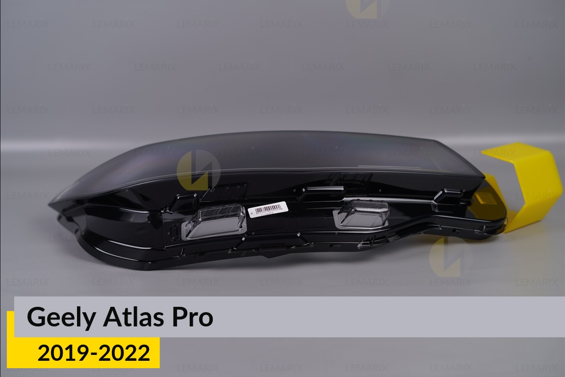 Скло фари Geely Atlas Pro LED (2019-2022) праве