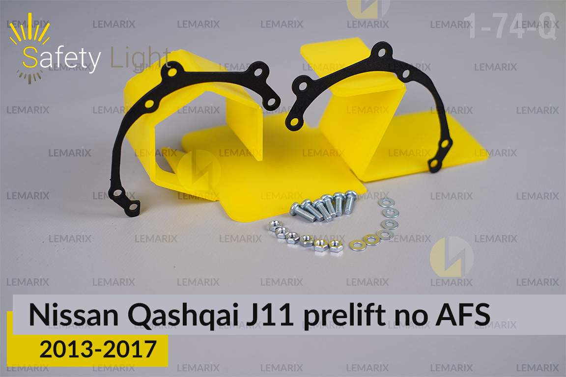 Перехідна рамка для Nissan Qashqai J11 no AFS (2013-2017) дорест