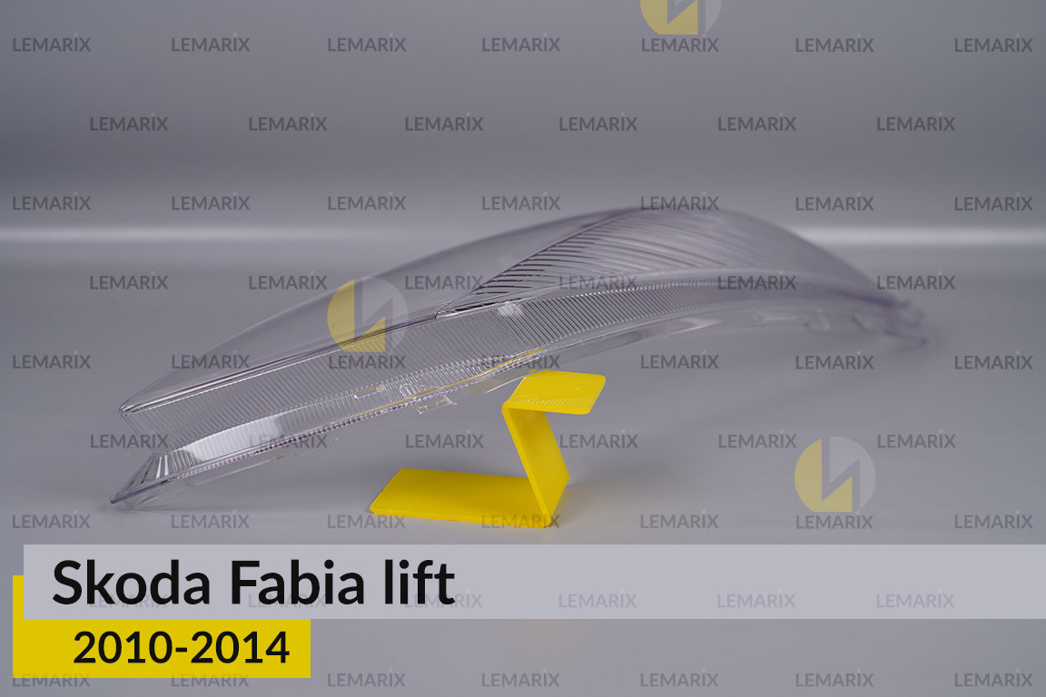 Скло фари Skoda Fabia (2010-2014) рест праве