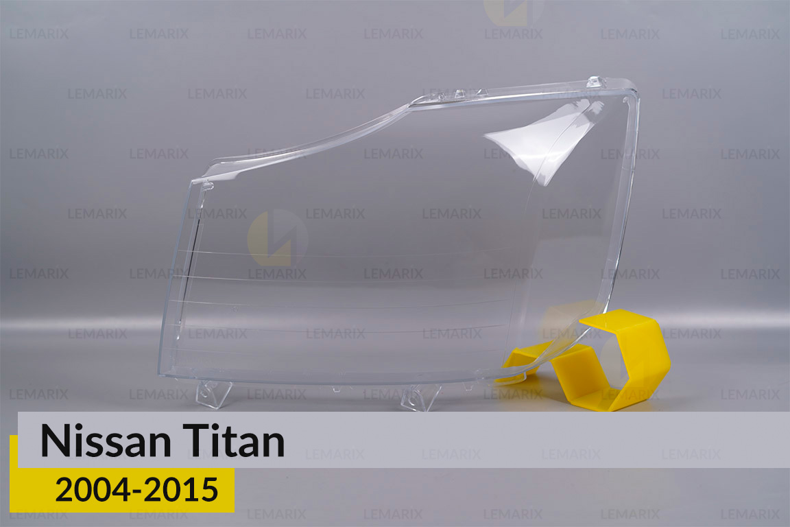 Скло фари Nissan Titan (2004-2015) ліве