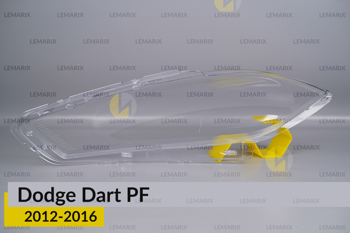 Скло фари Dodge Dart PF (2012-2016) праве