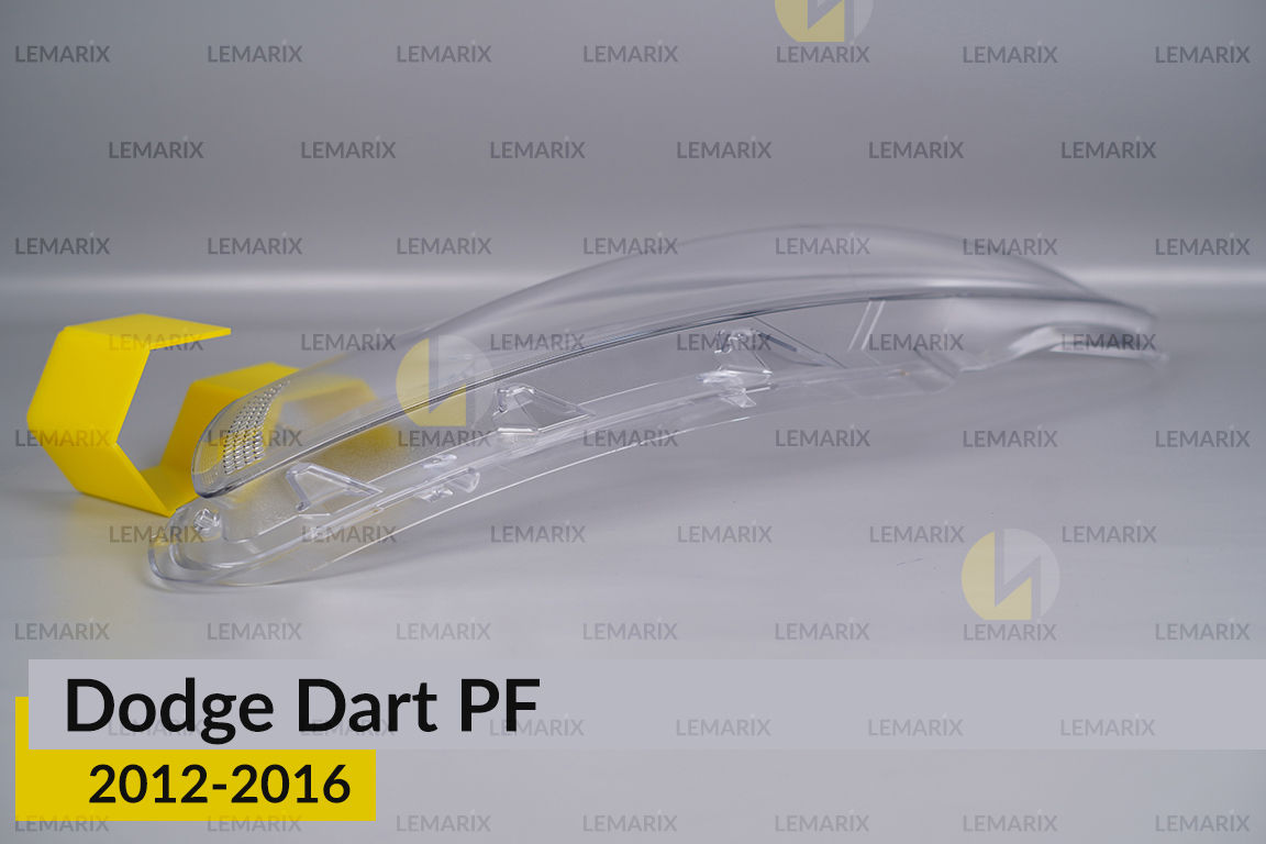 Скло фари Dodge Dart PF (2012-2016) праве