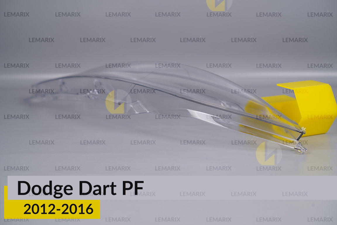 Скло фари Dodge Dart PF (2012-2016) праве