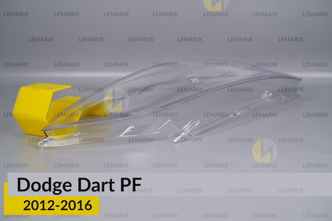 Скло фари Dodge Dart PF (2012-2016) праве